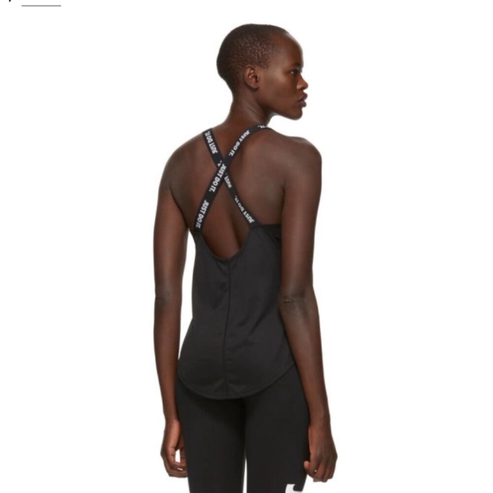 Nike Black Elastica Tank Top Size Small